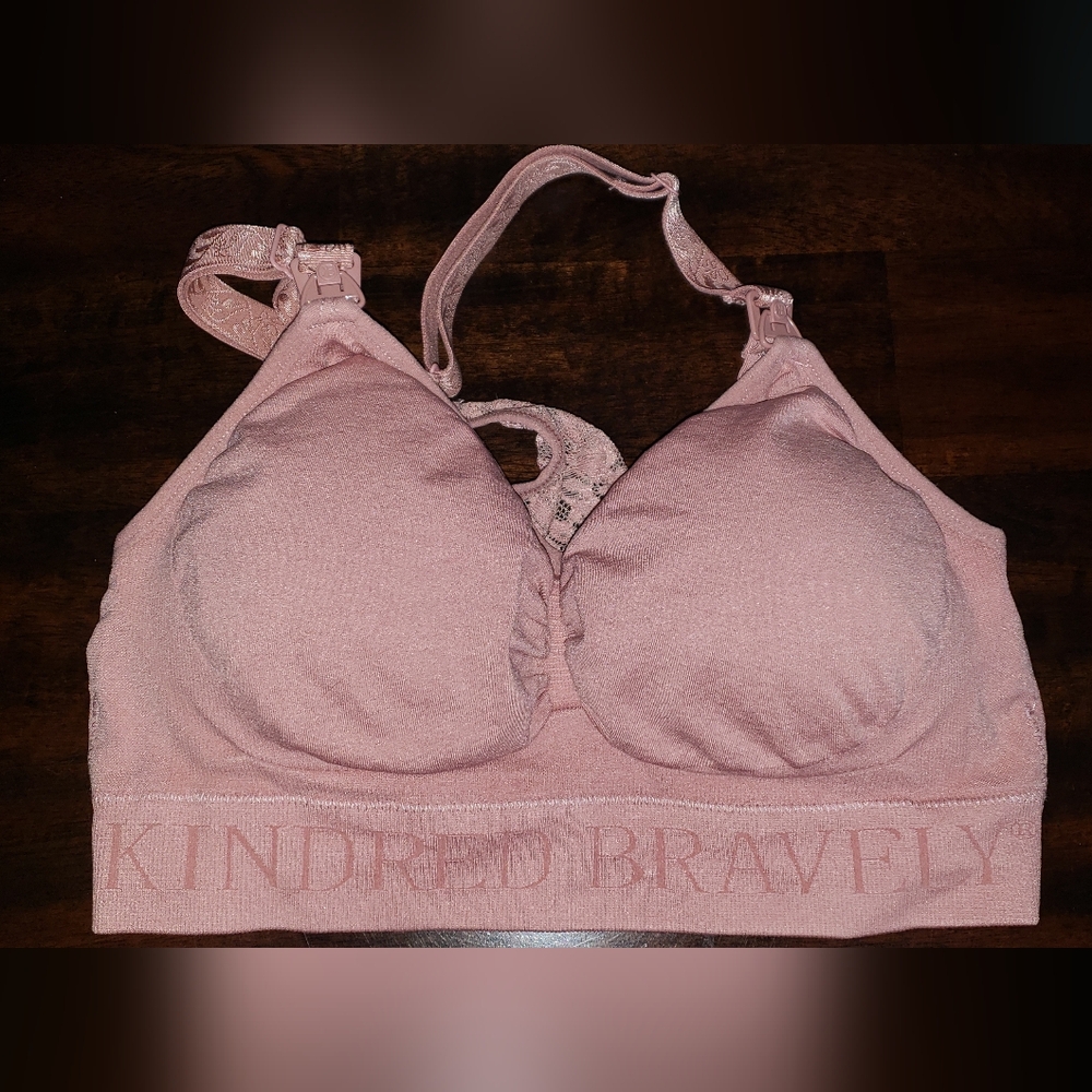 Kindred bravely nursing bra pink s busty